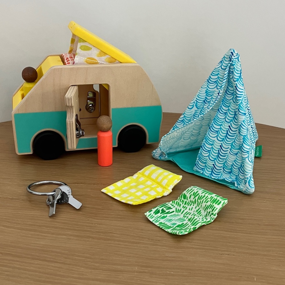 Lovevery Wooden Camper Van and Tent Set